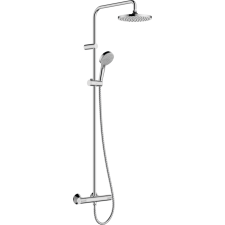 Hansgrohe Vernis Blend Showerpipe 200, 1 jet, EcoSmart, termosztáttal króm 26089000 csaptelep
