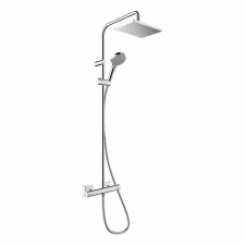 Hansgrohe Vernis Shape 230 termosztátos zuhanyoszlop 2 funkcióval csaptelep