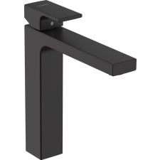 Hansgrohe Vernis Shape Egykaros mosdócsaptelep 190, automata lefolyógarnitúrával matt fekete 71562670 csaptelep