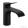Hansgrohe VIVENIS 80 hidegindításos mosdó csaptelep automata leeresztővel, matt fekete 75014670