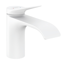 Hansgrohe Vivenis Egykaros mosdócsaptelep 80, automata lefolyógarnitúrával matt fehér 75010700 csaptelep