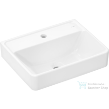 Hansgrohe XANUIA Q 50x39 cm-es mosdó túlfolyó nélkül, Smartclean bevonattal, fehér 61144450 szaniter