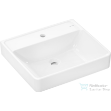 Hansgrohe XANUIA Q 55x48 cm-es mosdó túlfolyó nélkül, Smartclean bevonattal, fehér 61147450 szaniter