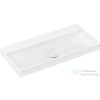 Hansgrohe XELU Q 100x48 cm-es pultra ültethető mosdó csaplyuk nélkül, Smartclean bevonattal, fehér 61041450