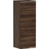 Hansgrohe Xelu Q 106,5x40x37 cm-es 1 ajtós,balos fali szekrény matt fehér fogantyúval,sötét dió 54130700