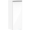 Hansgrohe Xelu Q 106,5x40x37 cm-es 1 ajtós,balos fali szekrény matt fekete fogantyúval,fényes fehér 54127670