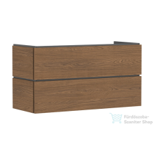 Hansgrohe XILESA E 118x47 cm-es 2 fiókos szekrény, kasmír tölgy 54264550 fürdőszoba bútor
