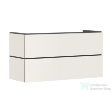 Hansgrohe XILESA E 118x47 cm-es 2 fiókos szekrény, matt homok 54264780 fürdőszoba bútor