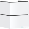 Hansgrohe XILESA E 53x47 cm-es 2 push open fiókos fali szekrény mosdó nélkül, matt fehér 54292700