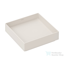 Hansgrohe XUNIVA EVO E 40x40 cm-es pultra ültethető mosdó, matt homok 60324780 szaniter