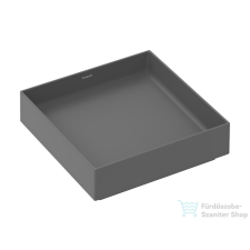 Hansgrohe XUNIVA EVO E 40x40 cm-es pultra ültethető mosdó, matt palaszürke 60324760 szaniter