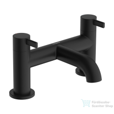 Hansgrohe ZESIS S peremre szerelhető kádtöltő csaptelep zuhanycsatlakozó nélkül, matt fekete 74423670 csaptelep