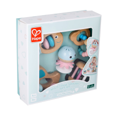 Hape 5 DARABOS ÁLOMSZÉP JÁTÉKKÉSZLET csörgő