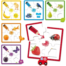  Hape Ismerkedem a színekkel, GOULA puzzle 24 hó+ puzzle, kirakós