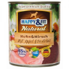  Happy&amp;Fit Natural Dog Konzerv Csirke &amp; Szarvas Almával &amp; sáfrányolajjal 800g
