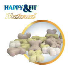 Happy&amp;Fit Natural Vaníliás Varázs Keksz - 10 kg jutalomfalat kutyáknak