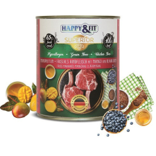 Happy&Fit Superior Dog Konzerv Friss Marhahús mangóval áfonyával 400g kutyaeledel
