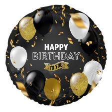 Happy Birthday Balloon fólia lufi 36 cm party kellék