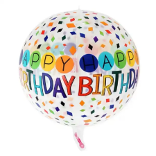  Happy birthday feliratos party lufi 55cm party kellék