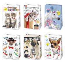  Happy Birthday Friends papír ajándéktasak, ajándékzacskó 23x32x11 cm ajándéktasak