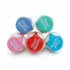  Happy Birthday muffin papír – 120 db sütés és főzés