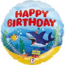 Happy Birthday Ocean mini fólia lufi 19 cm (WP) party kellék