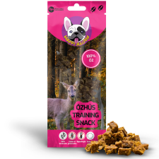 Happy Bulldog 100% Természetes Őzhús training snack 60 g, HAPPY BULLDOG jutalomfalat kutyáknak