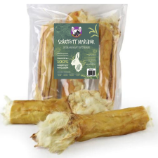 Happy Bulldog Szárított nyúlbőrtekercs 500 g, HAPPY BULLDOG jutalomfalat kutyáknak