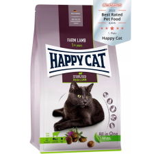 Happy Cat Adult Sterilised Weide,Lamm-300g macskaeledel