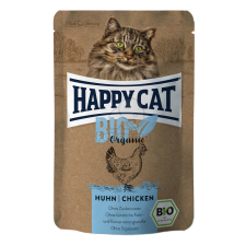 Happy Cat Bio Organic alutasakos eledel - Baromfi 85 g macskaeledel