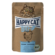  Happy Cat Bio Organic alutasakos eledel - Baromfi 85 g macskaeledel