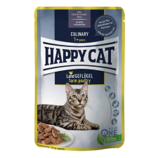  Happy Cat Pouch Szósz Culinary Baromfi – 4×85 g macskaeledel