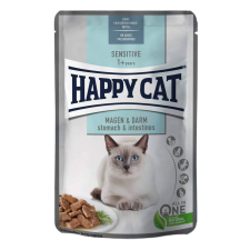  Happy Cat Pouch Szósz Sensitive Stomach és Intestines – 24×85 g macskaeledel