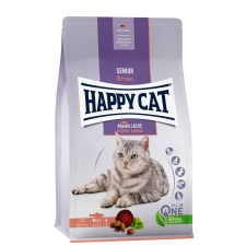 Happy Cat Senior Atlantik-Lachs | Lazac ízű száraz macskatáp - 4 Kg macskaeledel