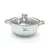 Happy Cooking Inox lábas üveg fedővel – többféle méretben Fajta: 3,4L 22x9cm