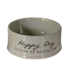 Happy Dog DUVO+ Kerámia tál Happy Dog 18,5cm 1000ml Szürke kutyatál