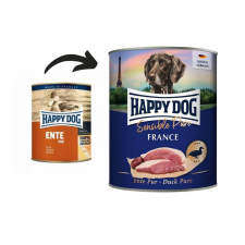  Happy Dog France Pur (Kacsa) – 12×400 g kutyaeledel