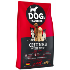 Happy Dog HD Dogs Favorite Chunks with Beef marhás kutyatáp 15kg kutyaeledel