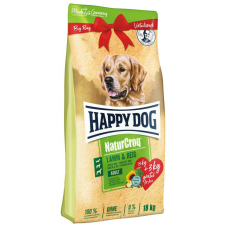 Happy Dog Natur-Croq Lamm &amp; Reis 15+3kg ingyenes szállítás kutyaeledel