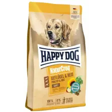  Happy Dog Naturcroq Adult baromfi&amp;rizs 4kg kutyaeledel