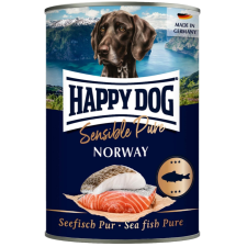  Happy Dog Norway Pur (Lazac) konzerv – 24×800 g kutyaeledel
