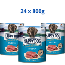  Happy Dog Sweden konzerv Vadhúsos 24x800gr kutyaeledel