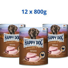 Happy Dog Texas konzerv Pulyka 12x800gr kutyaeledel