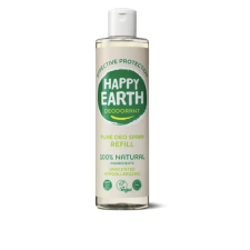 Happy Earth - Dezodor illatmentes, utántöltő, 300 ml dezodor