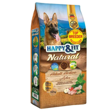 Happy&Fit Happy&Fit Natural Adult Active (Top Breeder) 12kg kutyaeledel
