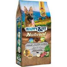Happy&Fit Happy&Fit Natural Adult Lamm&Reis 12kg kutyaeledel