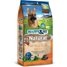  Happy&Fit Natural Adult Rind&Reis XL kutyatáp – 2×12 kg kutyaeledel