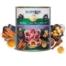  Happy&Fit Superior 100% Monoprotein – Friss bárányhús sárgarépával és burgonyával – 12×400 g kutyaeledel