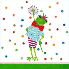 Happy Frog papírszalvéta 33x33cm, 20db-os papírárú, csomagoló és tárolóeszköz