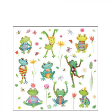 Happy Frogs papírszalvéta 25x25cm,20db-os konyhai eszköz